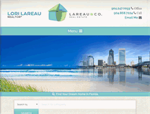 Tablet Screenshot of lorilareau.com